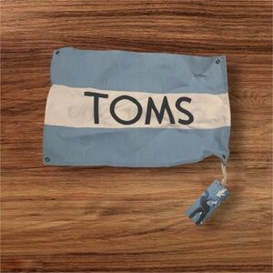 TOMS One for One Shoe Bag / Dust Bag – Blue & White